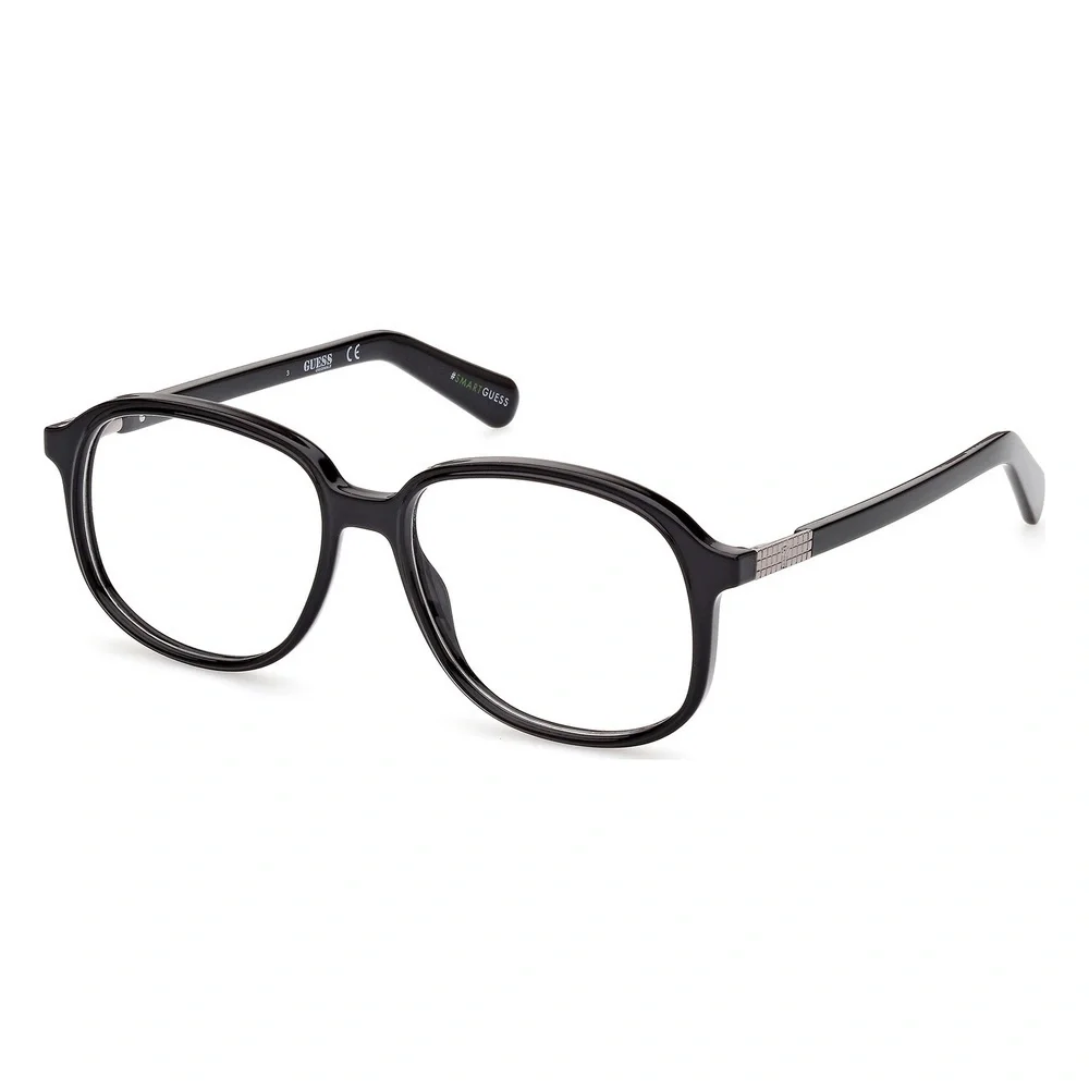 NWT GUESS GU8255 001 53 Shiny Black Eyeglasses